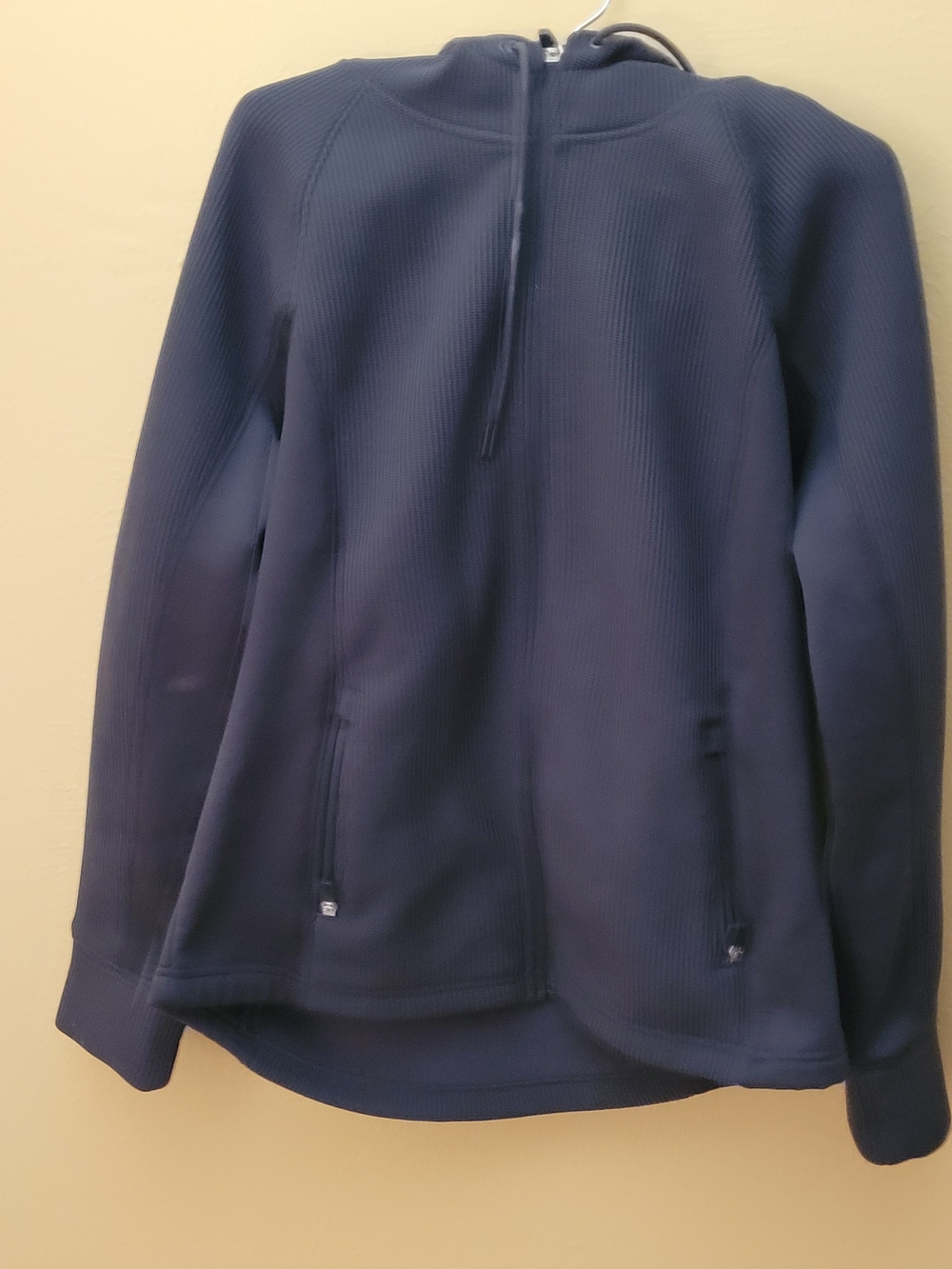 Navy "SWISS TECH" Zip UP Hooded Pullover